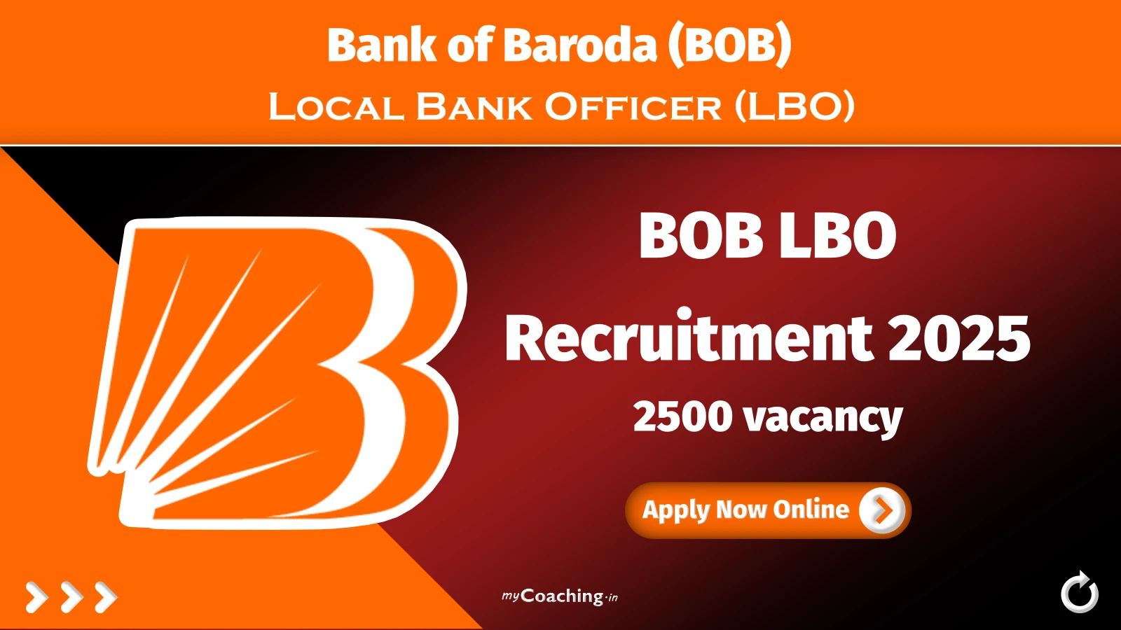 BOB LBO Recruitment 2025