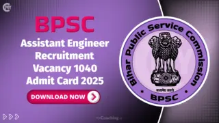 Bihar BPSC Assistant Engineer AE Admit Card 2025