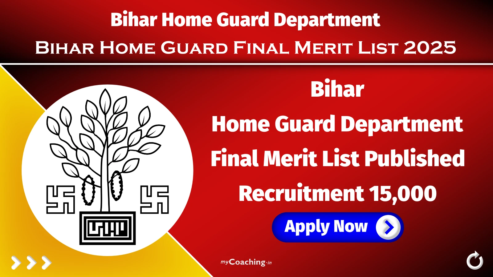 Bihar Home Guard Final Merit List 2025