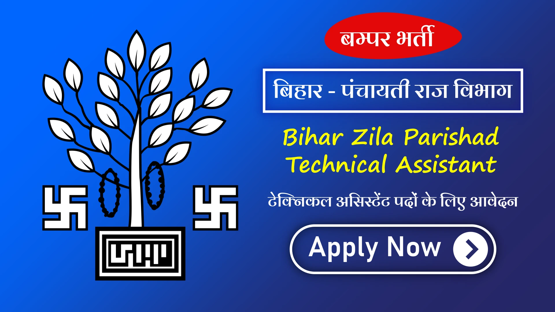 Bihar Zila Parishad Technical Assistant Recruitment