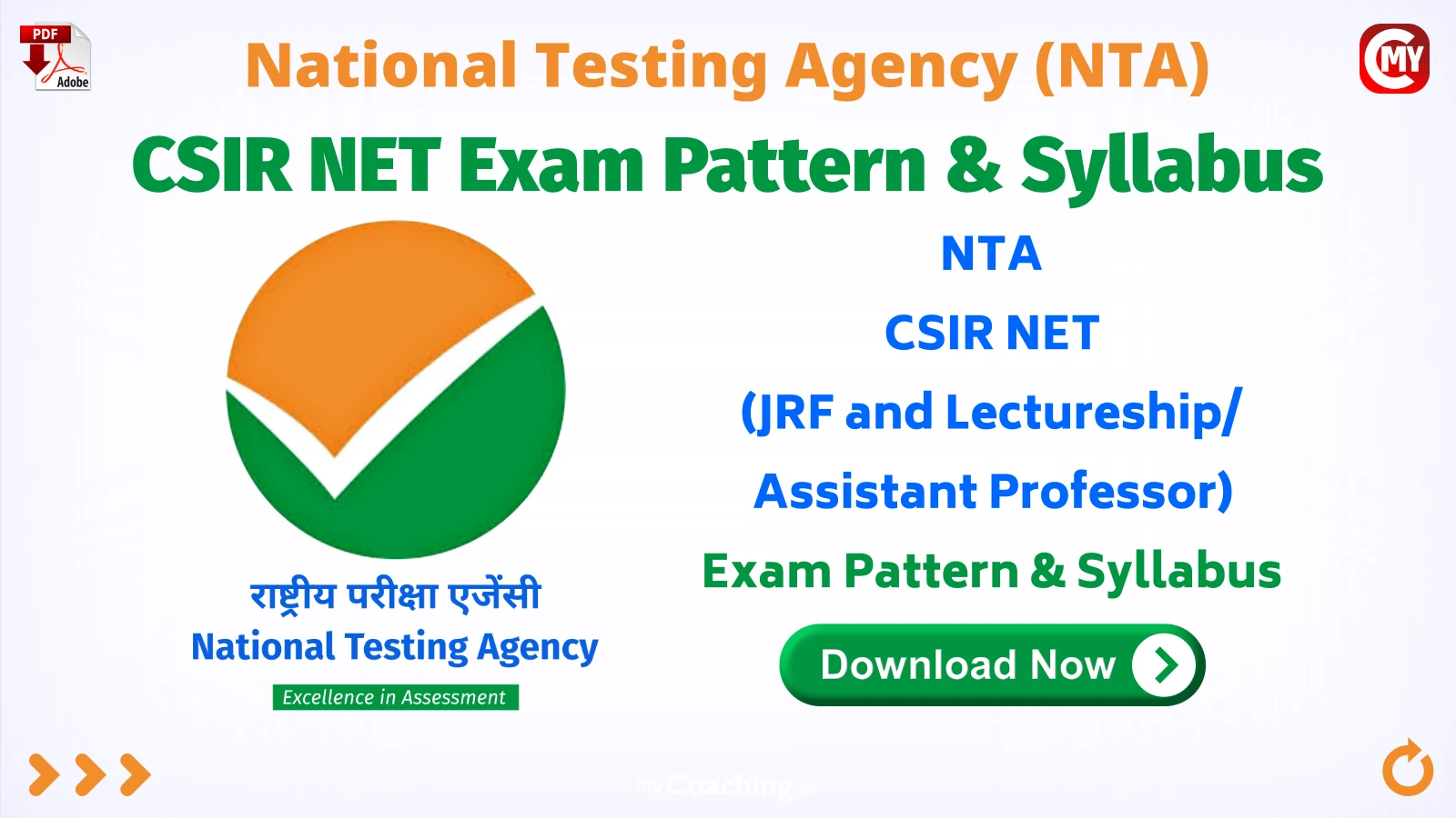 CSIR NET Exam Pattern & Syllabus