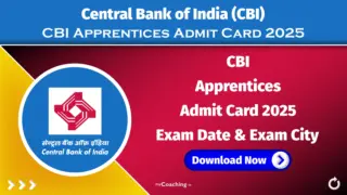 Central Bank CBI Apprentices Admit Card 2025