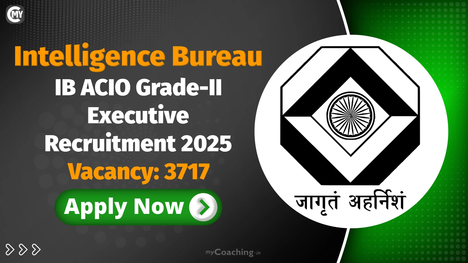 IB ACIO Grade-II Executive Recruitment 2025