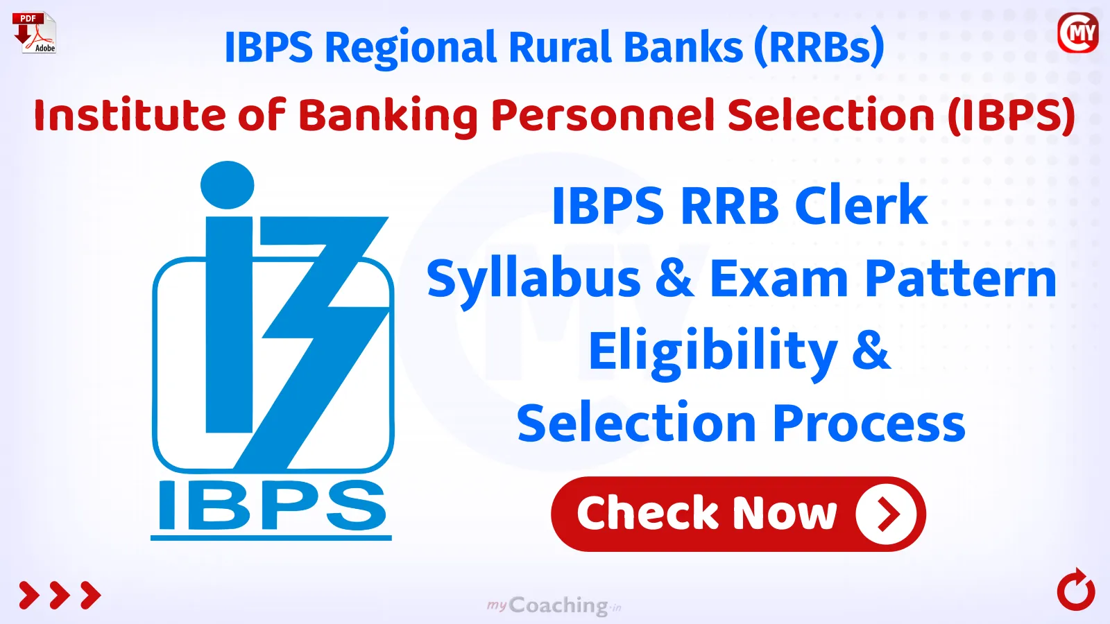 IBPS RRB Clerk Syllabus & Exam Pattern, Eligibility 2025