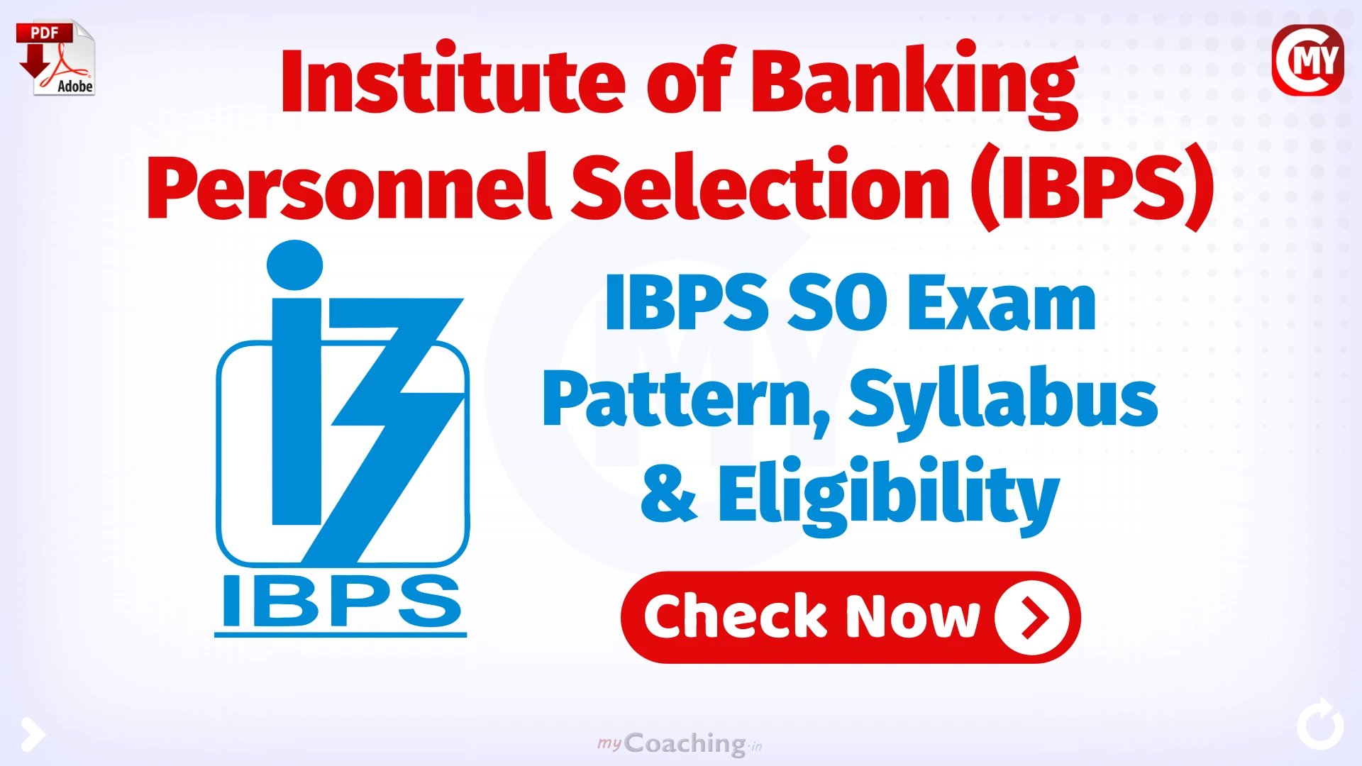 IBPS SO Exam Pattern, Syllabus & Eligibility