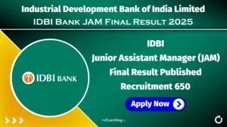 IDBI Bank JAM Final Result 2025