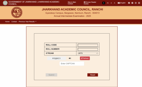Jharkhand Board Result
