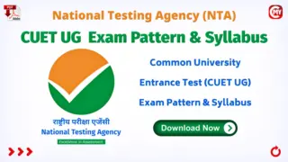 NTA CUET UG Exam Pattern & Syllabus