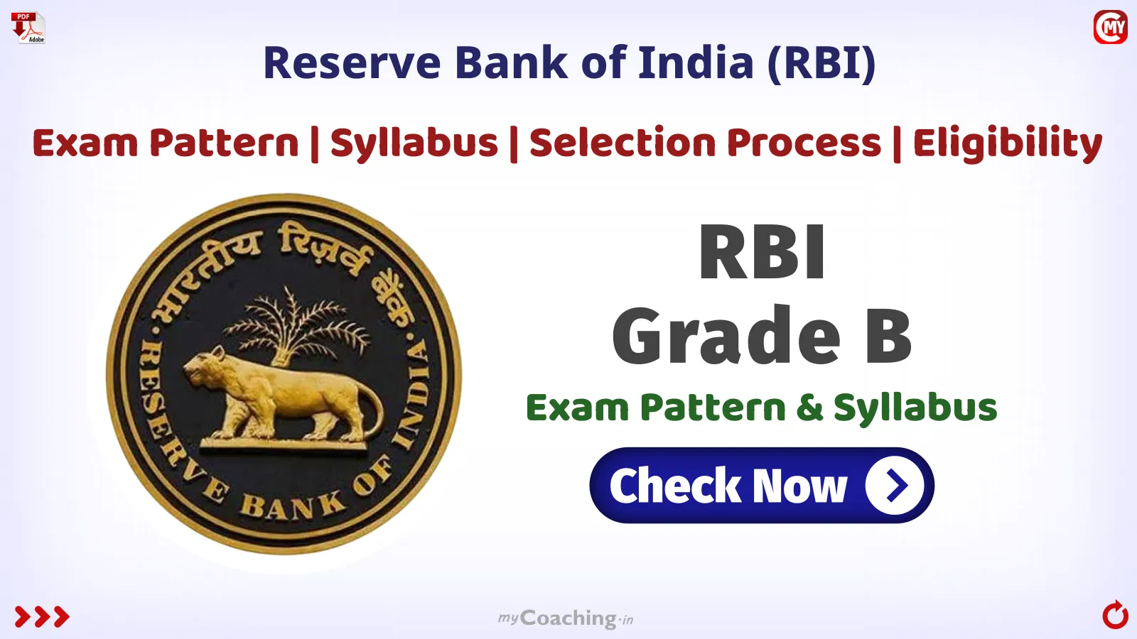 RBI Grade B Exam Pattern, Syllabus, Selection Process 2025
