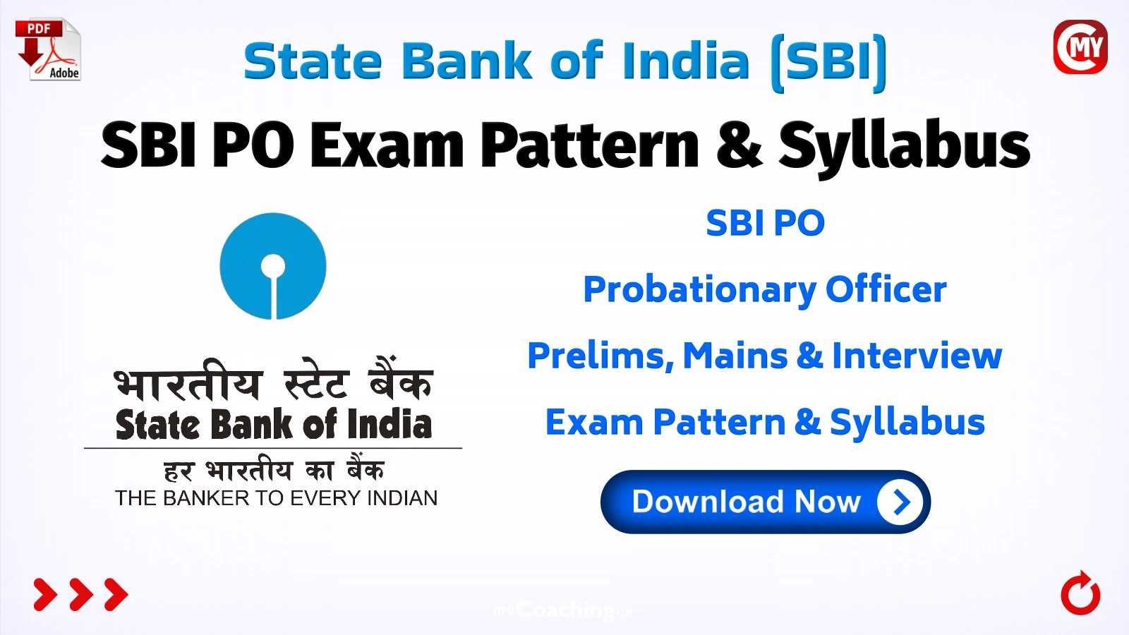 SBI Bank PO Exam Pattern & Syllabus