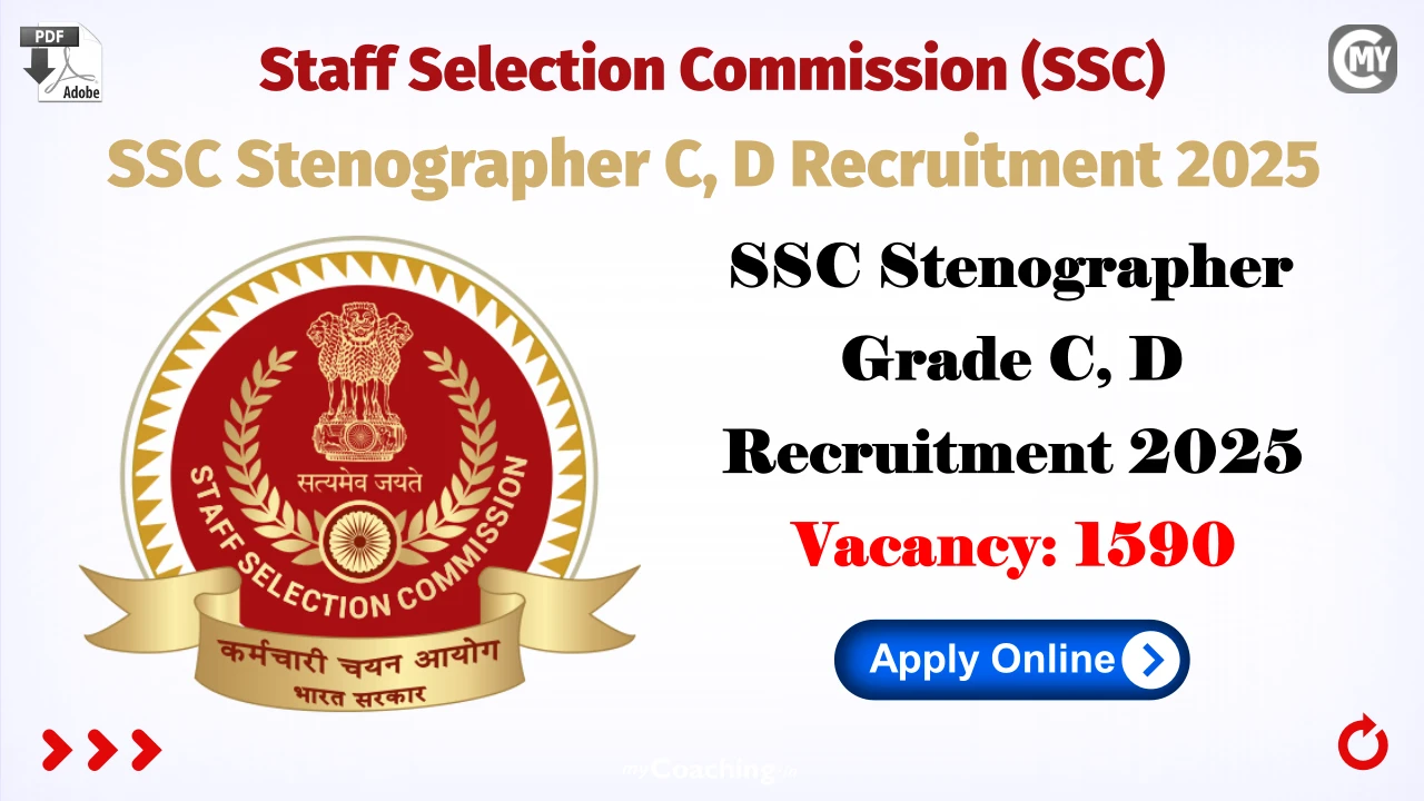 SSC Stenographer C & D Recruitment 2025