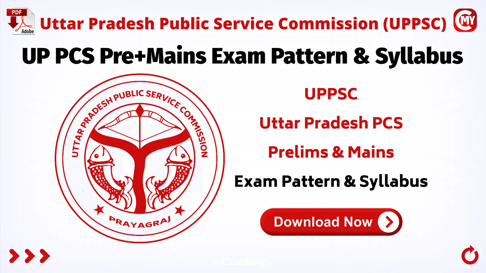 UP PCS Prelims and Mains Exam Pattern & Syllabus