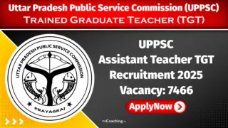UPPSC Assistant Teacher TGT Recruitment 2025
