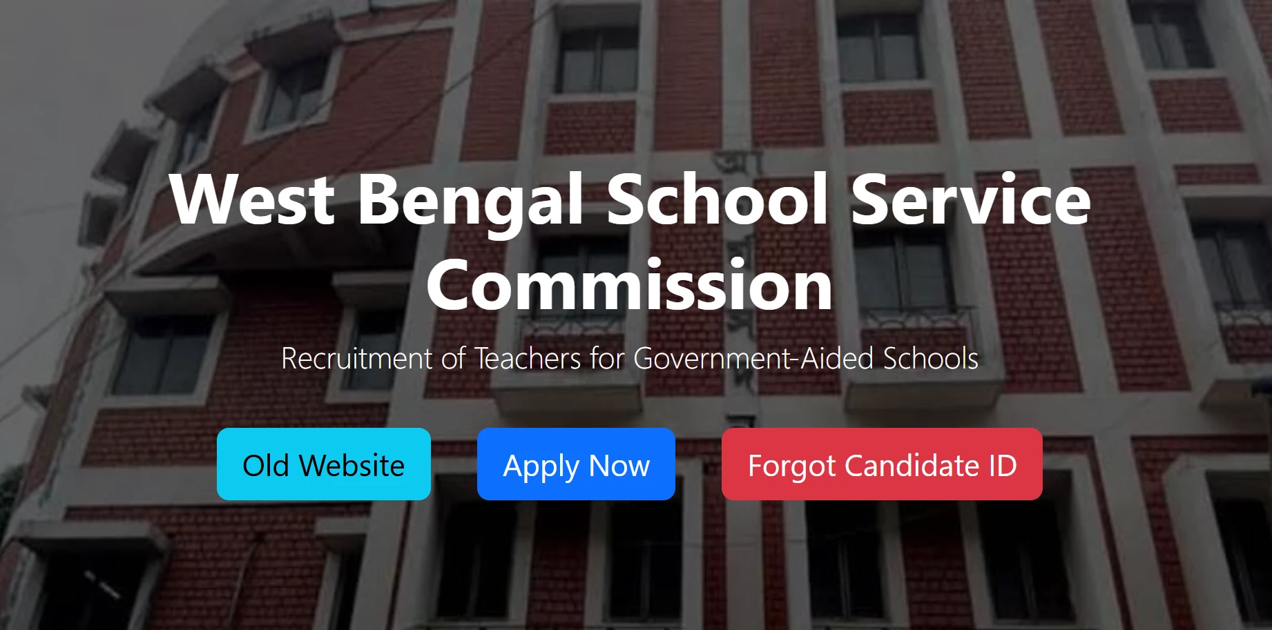 West Bengal School Service Commission - WBSSC