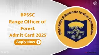BPSSC Range Officer of Forest Admit Card 2025