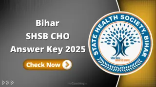 Bihar SHSB CHO Answer Key 2025