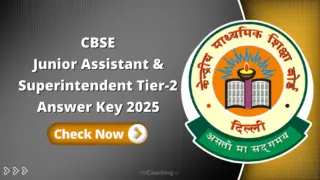 CBSE Junior Assistant & Superintendent Tier-2 Answer Key 2025
