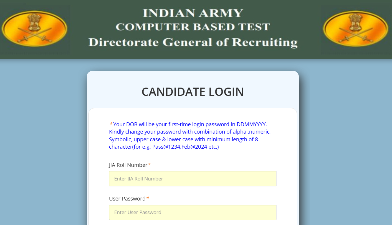 Indian Army Agniveer CEE Admit Card