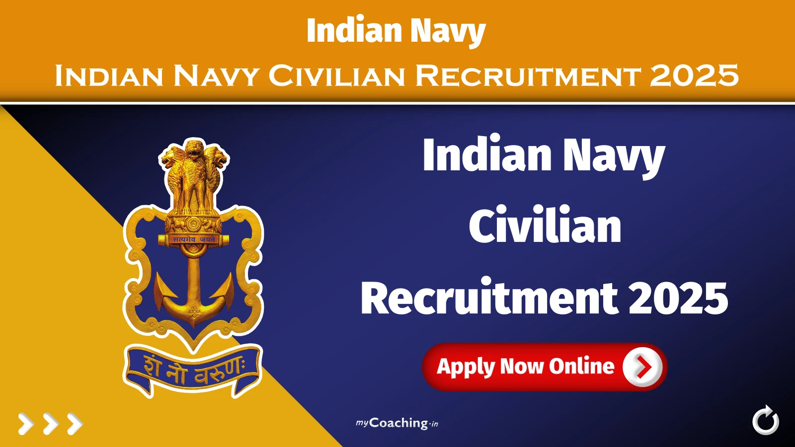 Indian Navy Civilian Recruitment 2025
