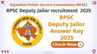 RPSC Deputy Jailor Answer Key 2025
