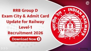 RRB Group D Exam City & Admit Card 2026