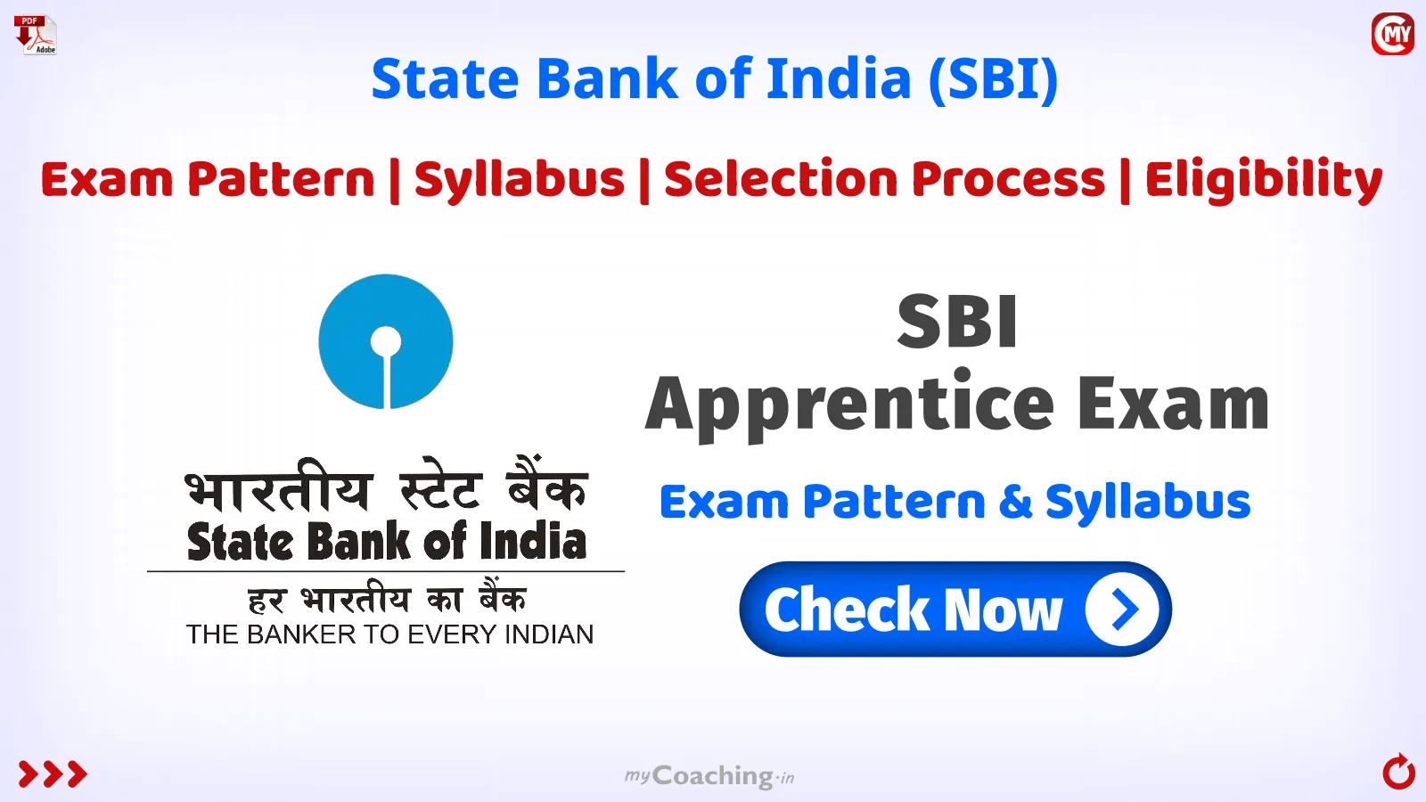 SBI Apprentice Exam Pattern, Syllabus, Selection Process 2025