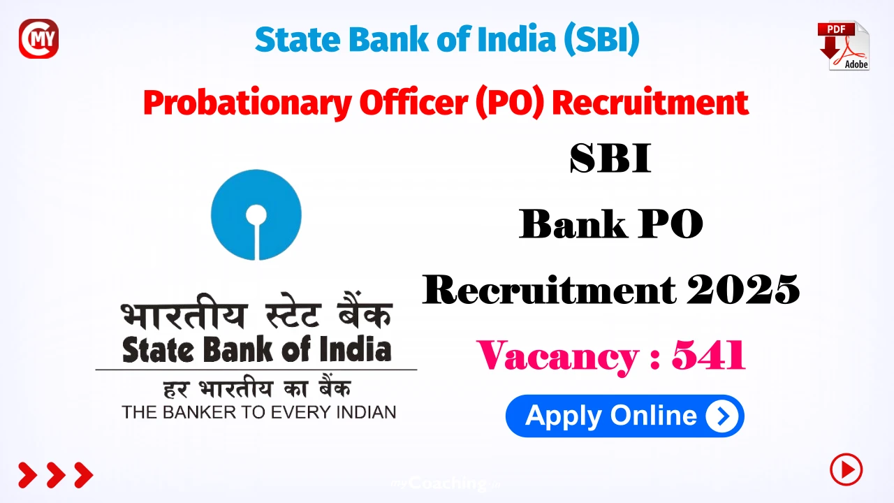 SBI Bank PO Recruitment 2025