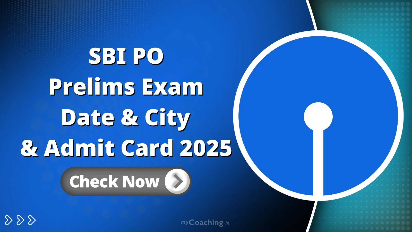 SBI PO Admit Card, Exam Date & Exam City 2025