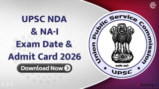 UPSC NDA & NA-I Exam Date & Admit Card 2026