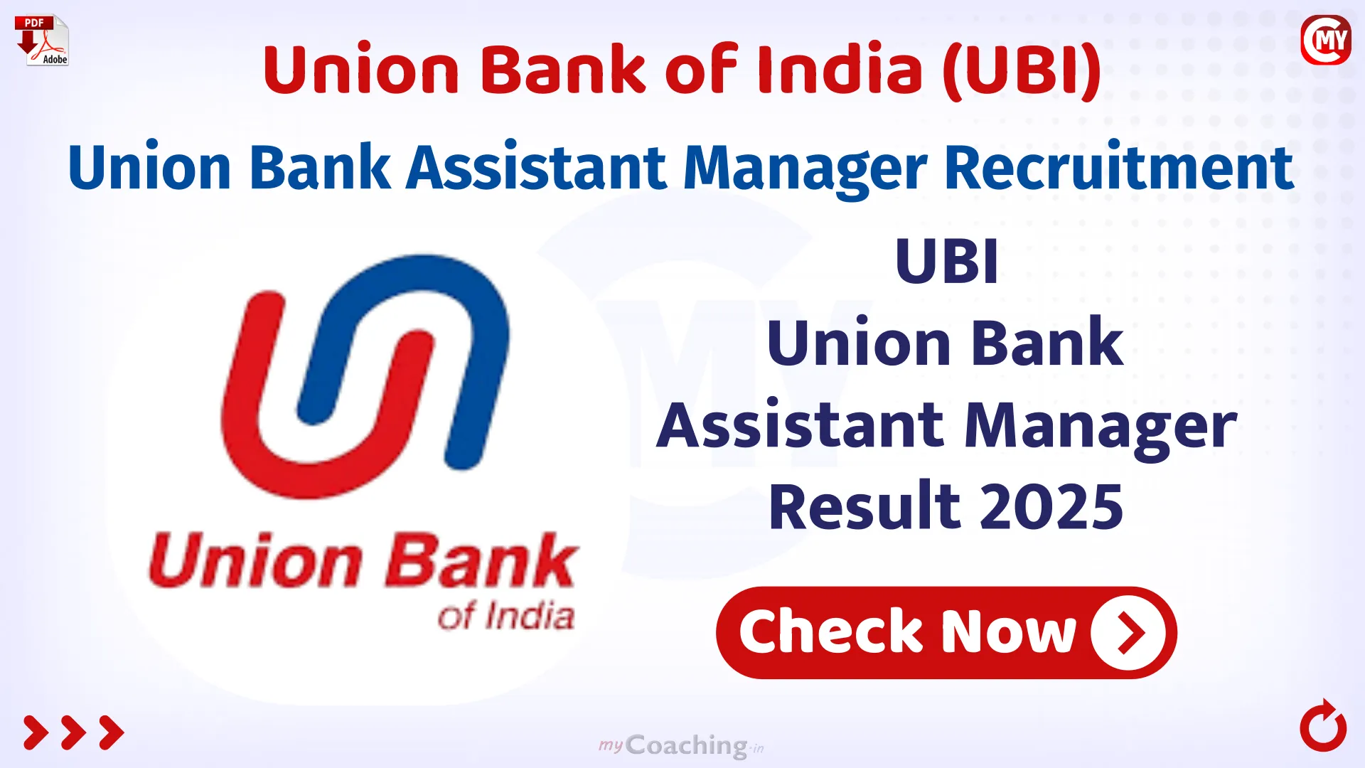 Union Bank of India Assistant Manager Result 2025