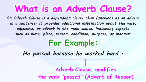 Adverb Clause