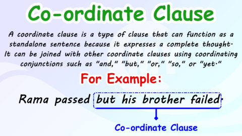 Co-ordinate Clause