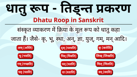 Dhatu Roop in Sanskrit