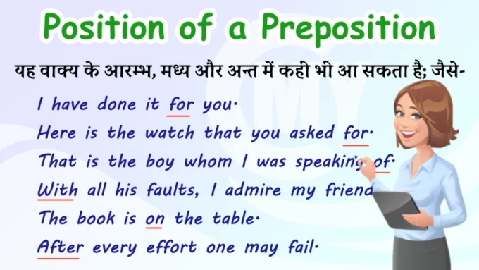 Preposition Positioning